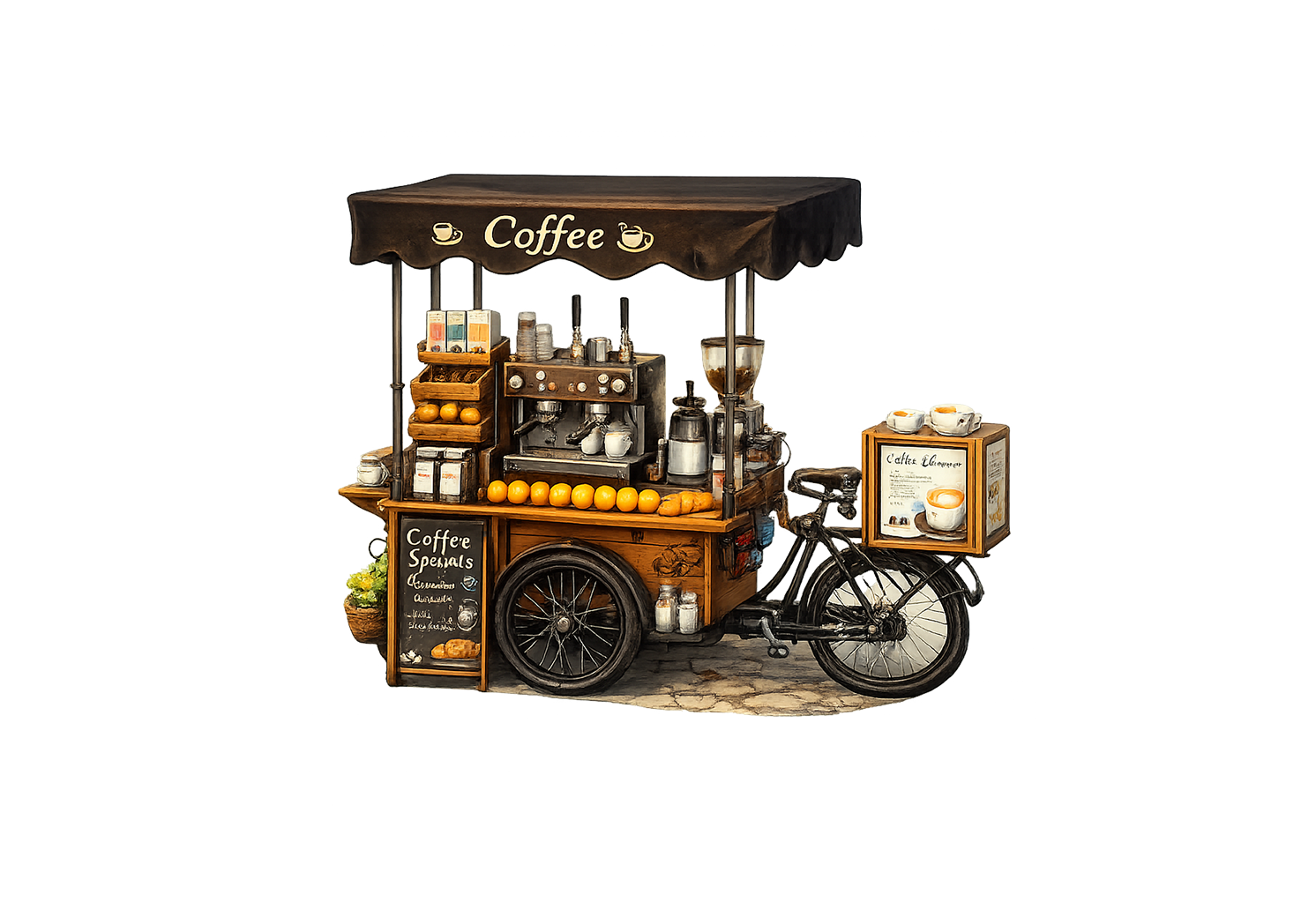 Kaffee Fahrrad
