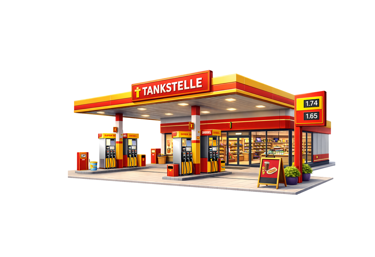 Tankstelle
